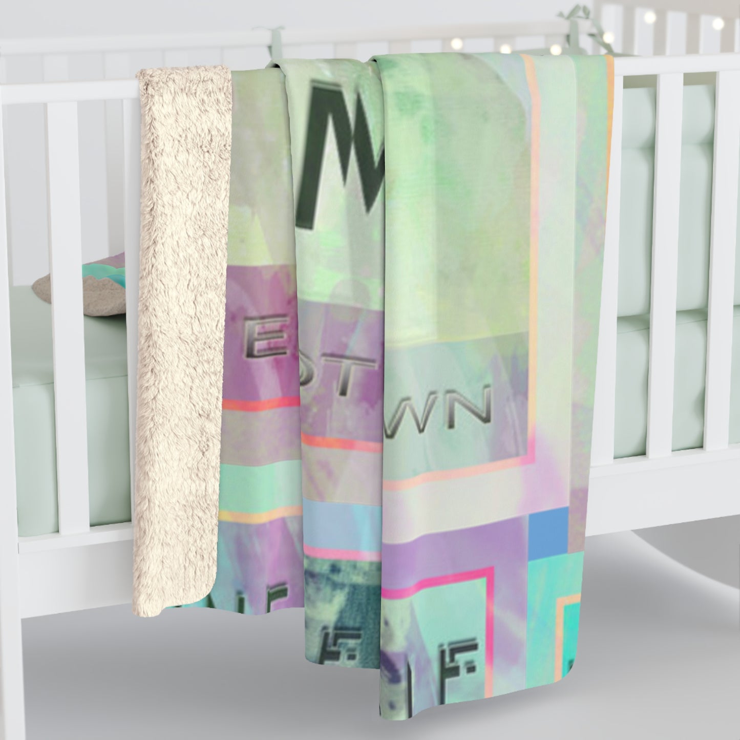 Unforgettable Me - Single Cover artwork design - Cozy Sherpa Fleece Blanket, Personalized Gift, Home Decor, Warm Throw for All Occasions, Perfect for Snuggling or Picnics