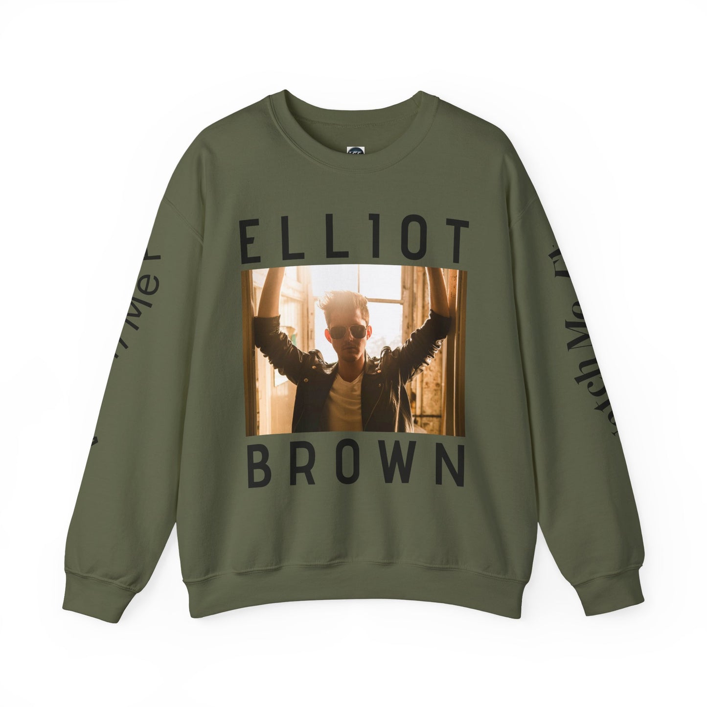 Elliot Brown Music Merchandise Sweatshirt, Singer Songwriter LGBTIQ Concert Apparel, Unisex Jumper, Crewneck Pullover, Heavy Blend Clothing