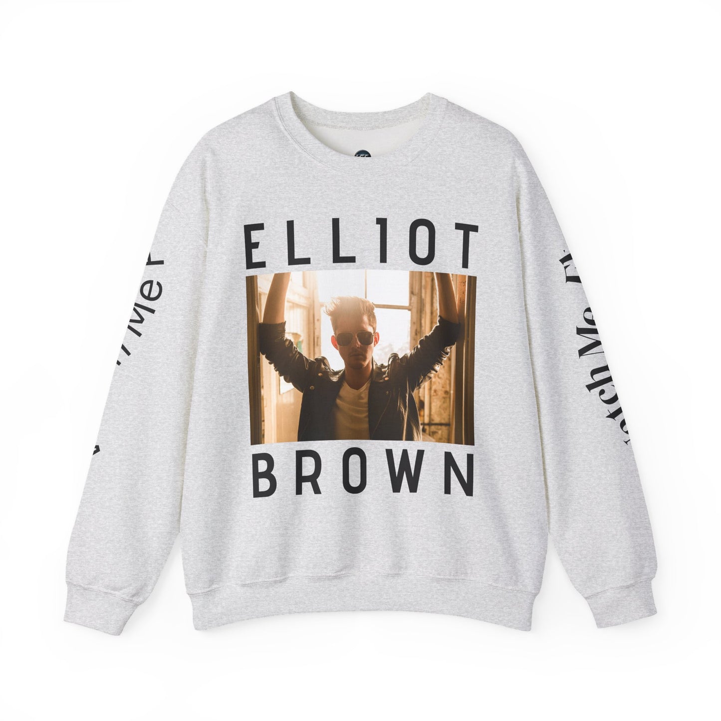 Elliot Brown Music Merchandise Sweatshirt, Singer Songwriter LGBTIQ Concert Apparel, Unisex Jumper, Crewneck Pullover, Heavy Blend Clothing