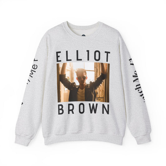 Elliot Brown Music Merchandise Sweatshirt, Singer Songwriter LGBTIQ Concert Apparel, Unisex Jumper, Crewneck Pullover, Heavy Blend Clothing