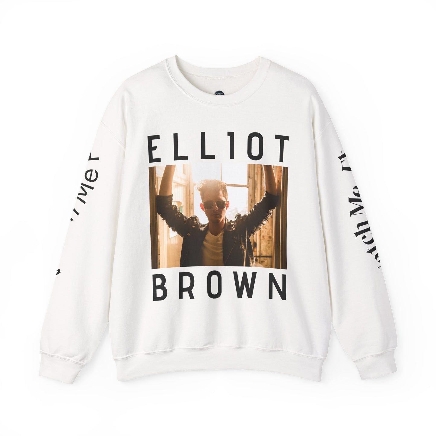 Elliot Brown Music Merchandise Sweatshirt, Singer Songwriter LGBTIQ Concert Apparel, Unisex Jumper, Crewneck Pullover, Heavy Blend Clothing