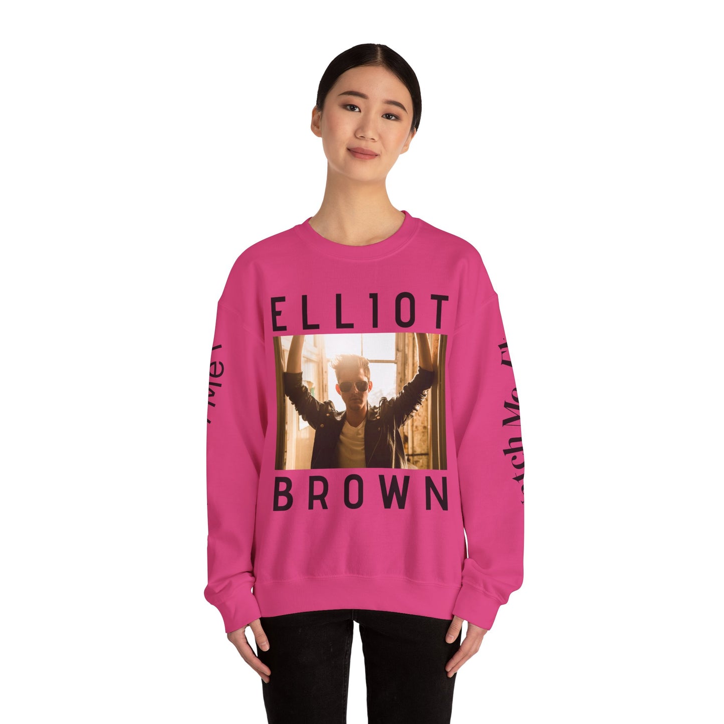 Elliot Brown Music Merchandise Sweatshirt, Singer Songwriter LGBTIQ Concert Apparel, Unisex Jumper, Crewneck Pullover, Heavy Blend Clothing