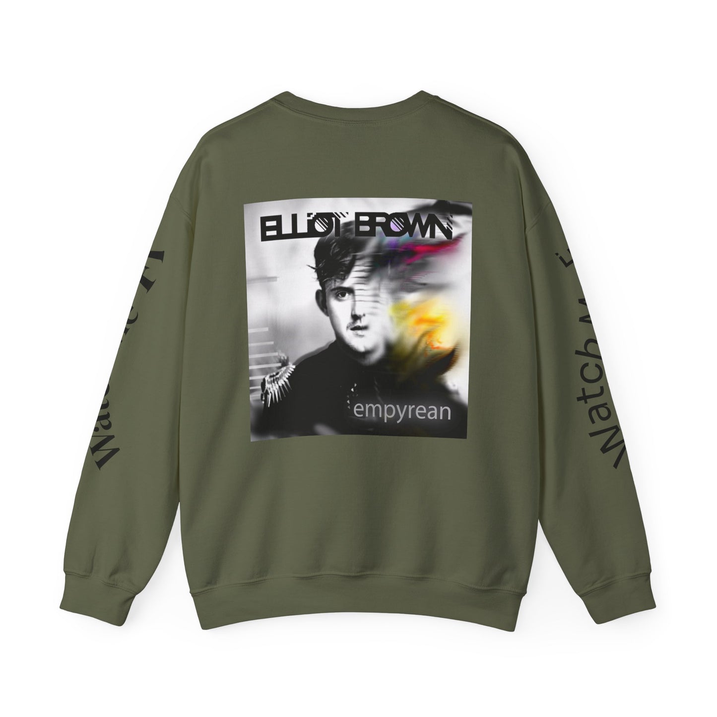 Elliot Brown Music Merchandise Sweatshirt, Singer Songwriter LGBTIQ Concert Apparel, Unisex Jumper, Crewneck Pullover, Heavy Blend Clothing