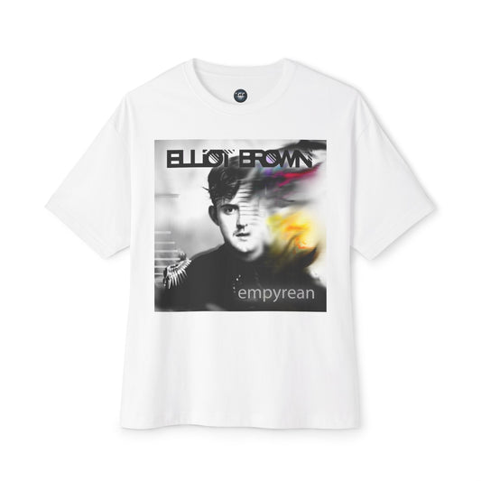 Unisex Oversized Boxy Tee with Elliot Brown 'watch me fly' Album Artwork, Singer Merchandise, Music Fan Gift, Chinese Pop Culture Shirt,