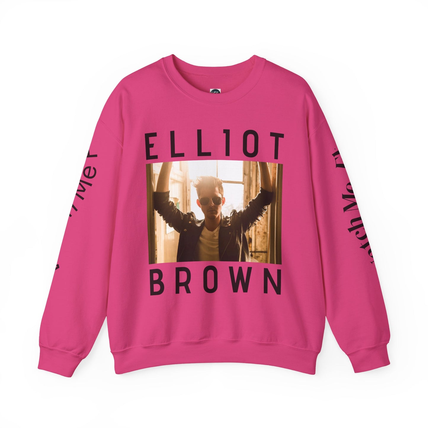 Elliot Brown Music Merchandise Sweatshirt, Singer Songwriter LGBTIQ Concert Apparel, Unisex Jumper, Crewneck Pullover, Heavy Blend Clothing