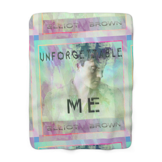 Unforgettable Me - Single Cover artwork design - Cozy Sherpa Fleece Blanket, Personalized Gift, Home Decor, Warm Throw for All Occasions, Perfect for Snuggling or Picnics