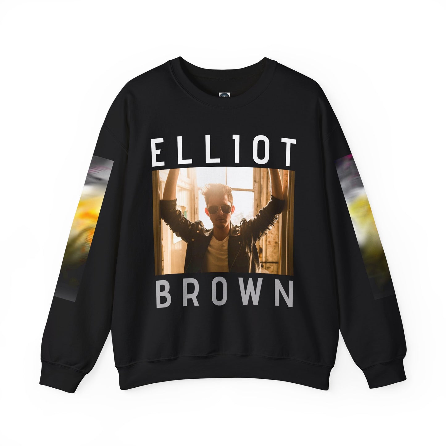 Elliot Brown Music Merchandise Sweatshirt, Singer Songwriter LGBTIQ Concert Apparel, Unisex Jumper, Crewneck Pullover, Heavy Blend Clothing
