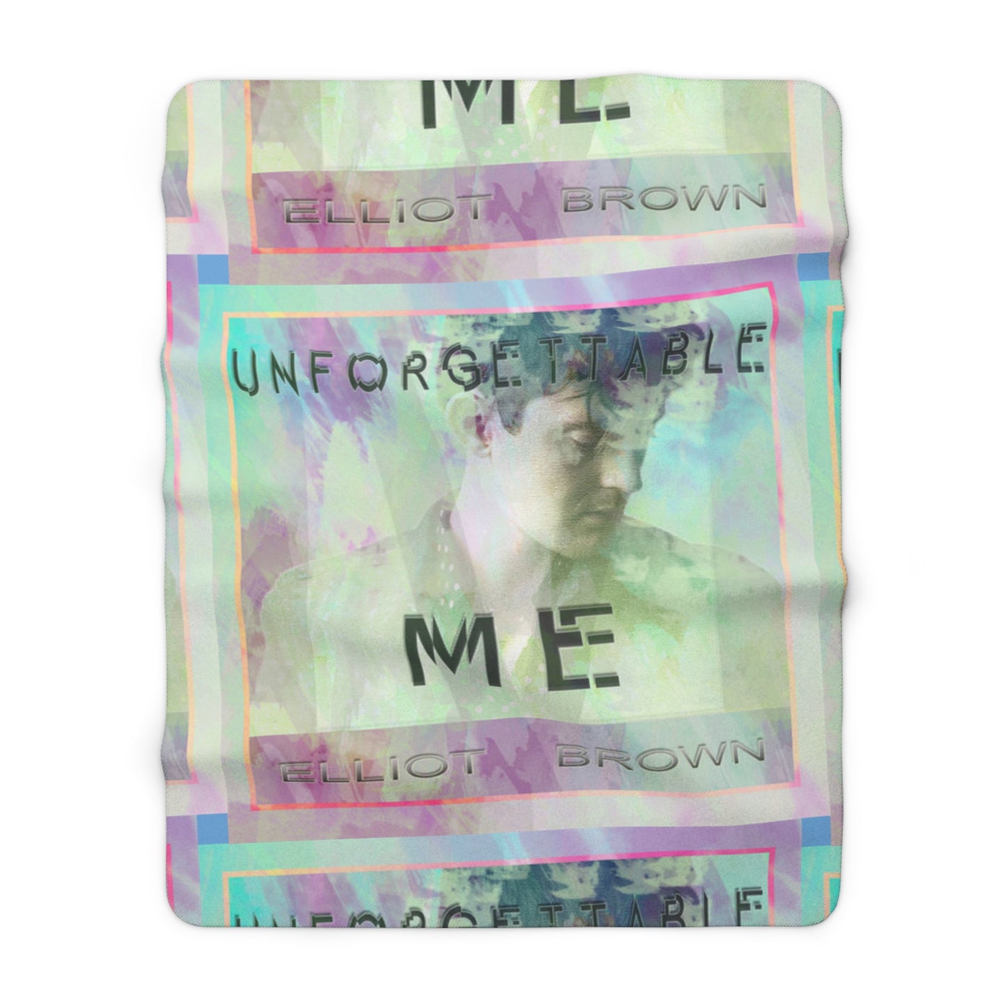 Unforgettable Me - Single Cover artwork design - Cozy Sherpa Fleece Blanket, Personalized Gift, Home Decor, Warm Throw for All Occasions, Perfect for Snuggling or Picnics