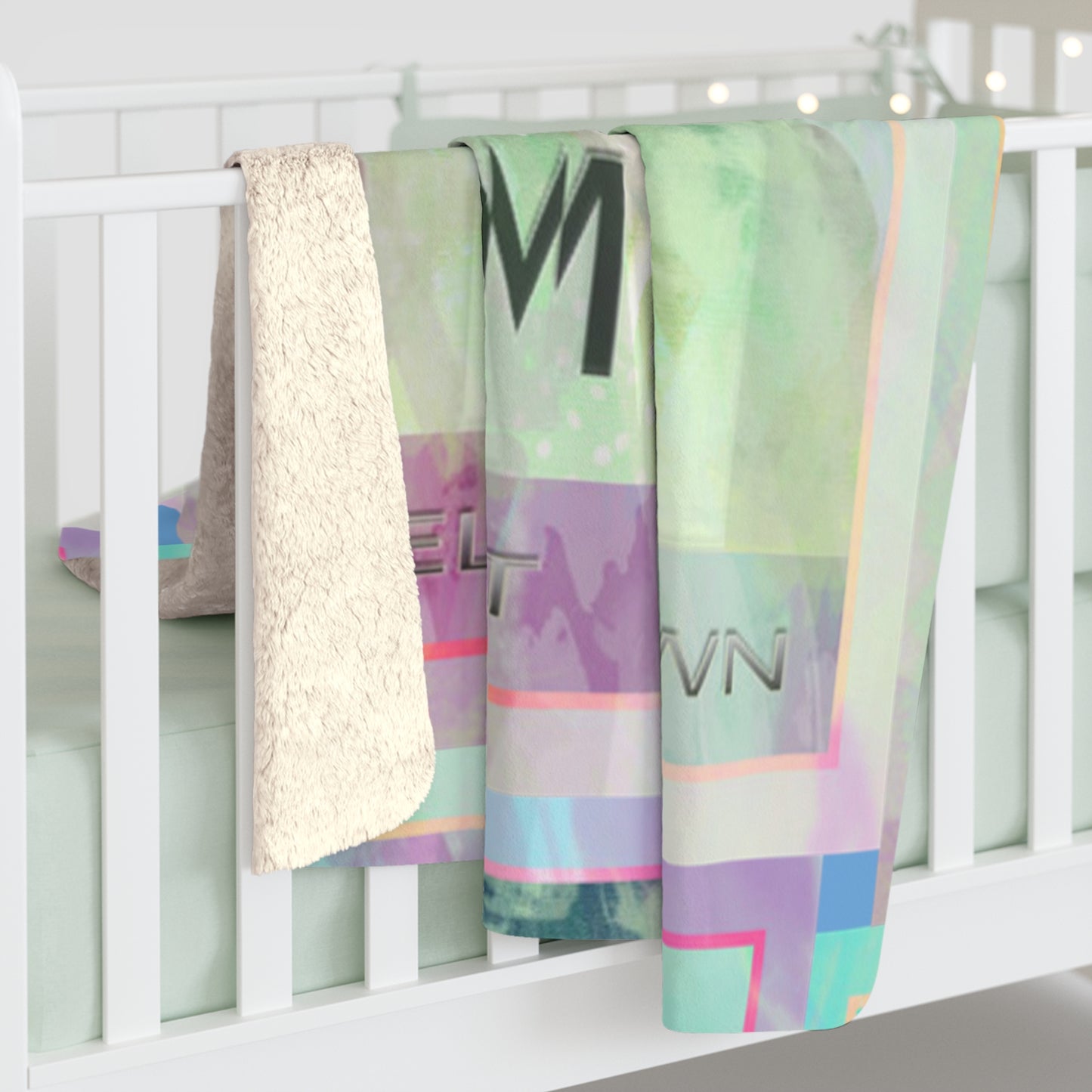 Unforgettable Me - Single Cover artwork design - Cozy Sherpa Fleece Blanket, Personalized Gift, Home Decor, Warm Throw for All Occasions, Perfect for Snuggling or Picnics