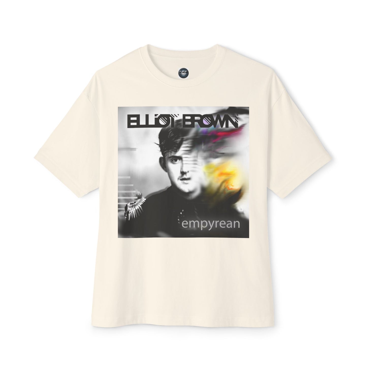 Unisex Oversized Boxy Tee with Elliot Brown 'Empyrean' Album Artwork, Singer Merchandise, Music Fan Gift, Chinese Pop Culture Shirt,